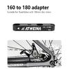 ATWEINA Road Bike Bicycle Disc Brake Aapter Flat Mount CNC Front Rear 180mm Disc Brake Rotor Adapter with Bolts Bicycle Parts