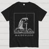 Jungfernlos Unisex 100% Baumwolle Sommer Lässig Kühl Locker T-Shirt