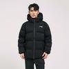 Li Ning Warm Hooded Comfortable Versatile Long Sleeve Cotton Jacket Unisex Jacket Black AJMU291-1