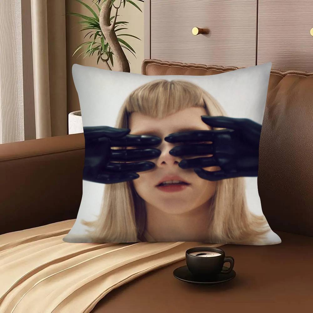 1Pc Singer A-Aurora A-Aksnes Pillow Case Fashion Square Pillowcase Bedroom Sofa Room Ins Decoration Leisure