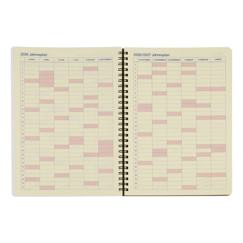 [Delfonics Planner 2026 Edition / Starting October 2025] Rollbahn Diary XL Monthly Planner (Light Blue)