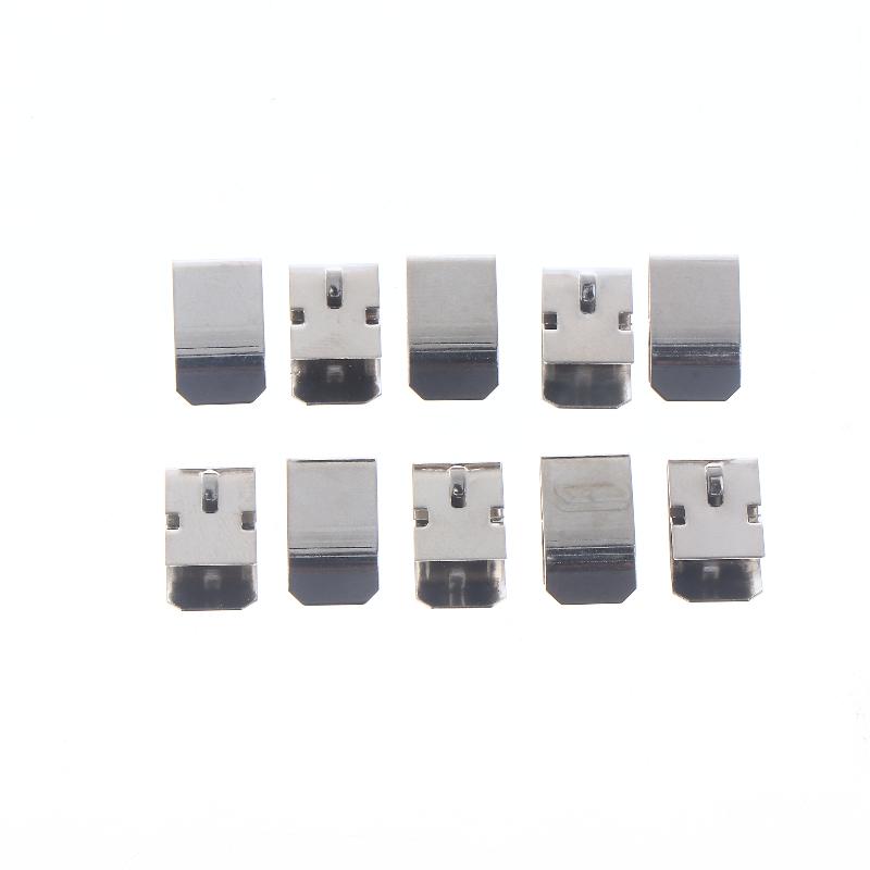 5/10Pcs Metal Battery Contact Piece - 18650 A AA CR2 9V Leaf Spring Battery Clip DIY Electronic Accessories