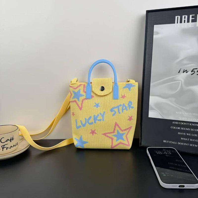 New knitted mobile phone bag, high-end handbag, women's messenger bag, adjustable versatile, convenient and large-capacity bag