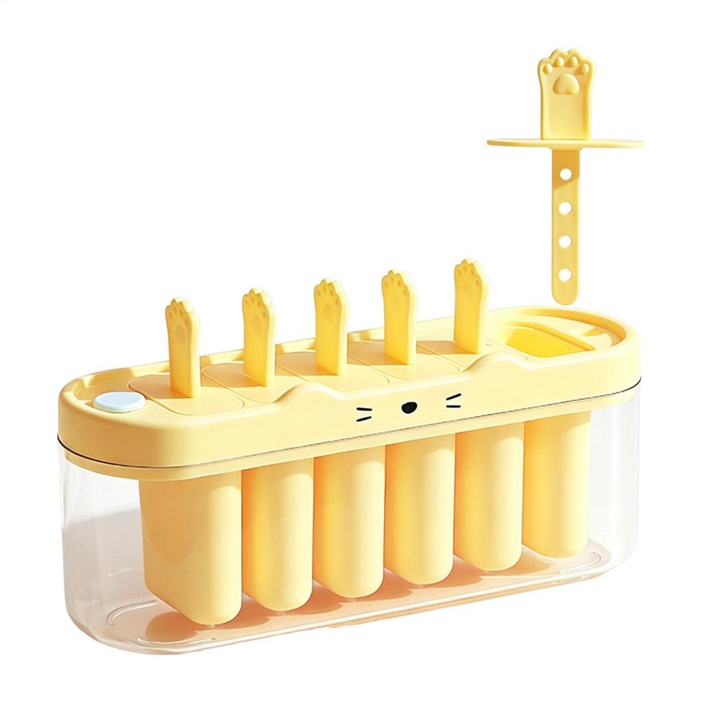 Pop Stick Maker Mold Popsicles Molds 6 Cavity Popsicles Molds Silicone Popsicles Maker Mold Ice Pop Molds Popsicles Sticks