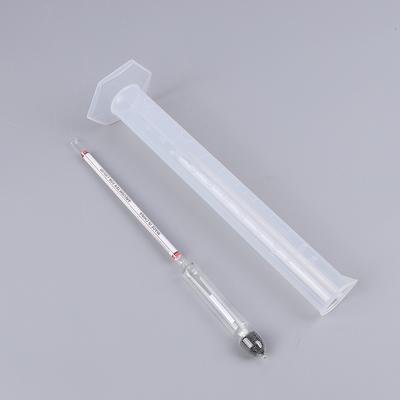 1Set Hydrometer Tester Vintage Messflasche Set Werkzeuge Alkoholmeter Wein Konzentration Meter 0-100 Hydrometer