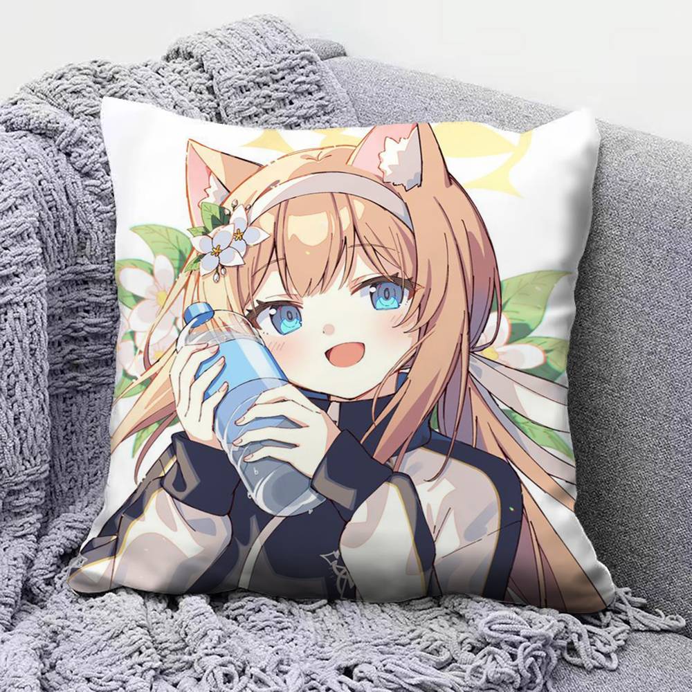Iochi Mari Idol Blue A-Archive Home Sofa Cushion Covers And Aecorative Custom Pillow Covers