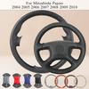 Tilpasset Ratbetræk til Mitsubishi Pajero 2004 2005 2006 2007 2008 2009 2010 Mikrofiber Læder Auto Grebsdæksel