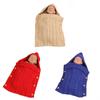 Sleeping Knitted Bag Newborn Baby Autumn Winter Button Stroller Bag Sleeping