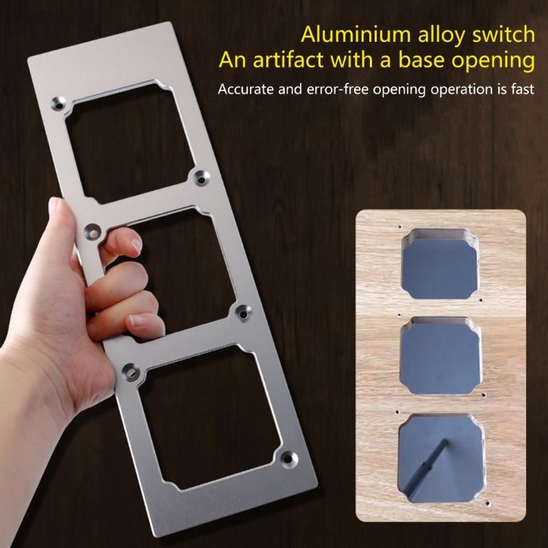 86 Type Wire Box Template Socket Bottom Box Open Holes On The Bottom Box Switches Socket for Electrician