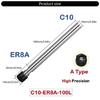 Heavy Duty Straight Shank Extension For Tool Alloy Steel 0.01mm Pulsation Control Highly Speed Milling Accessories