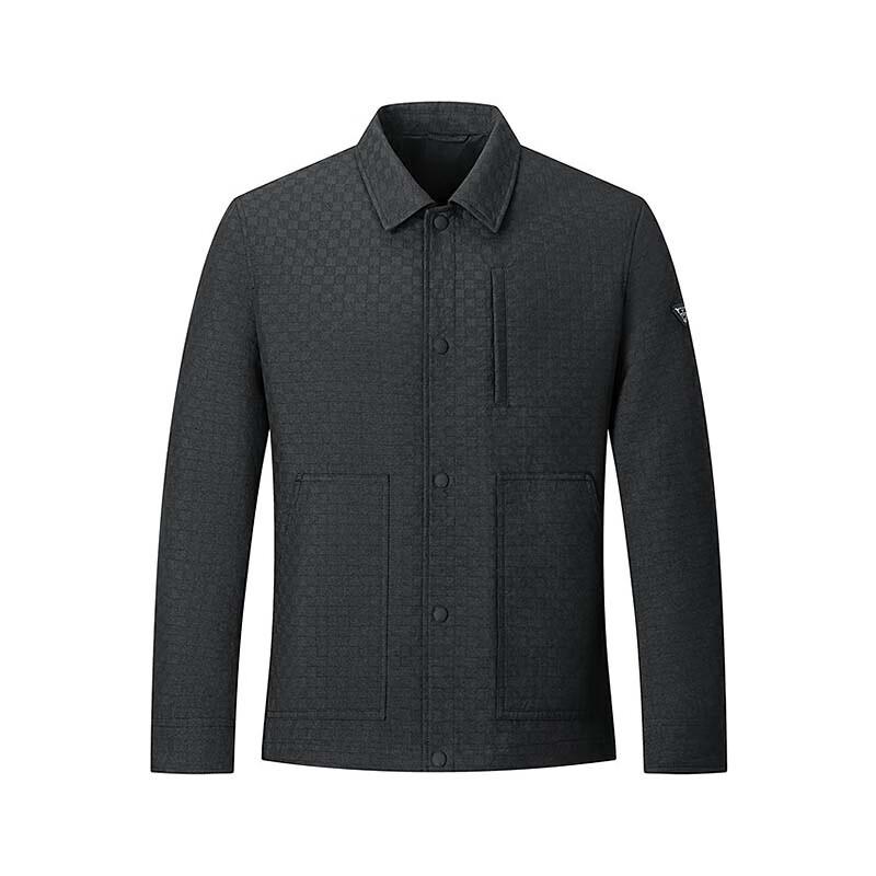 Septwolves Men's Autumn/Winter Jacquard Workwear Lapel Jacket