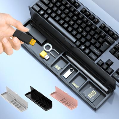 Keyboard Wrist Rest Hand Rest with Storage Partition Memory Foam Ergonomic Soft Shape Comfortable