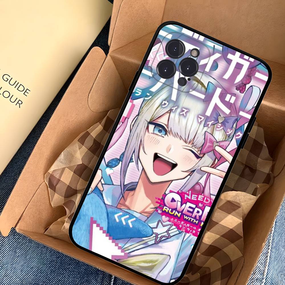 Needy Girl Overdose Game Phone Case For IPhone 17 Air 16 15 14 Plus 13 12 Mini 11 Pro Max Black Cover