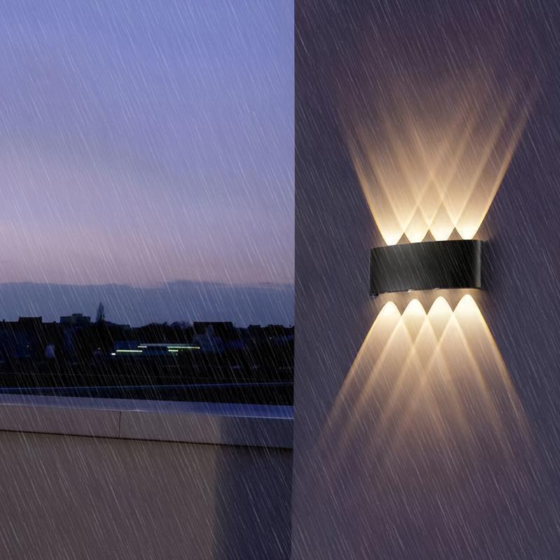 Wall Lamp LED Indoor and Outdoor Lighting Wall Lamp Modern Fashion Bedroom Hallway Doorway Garden Pathway Living Room Decoration