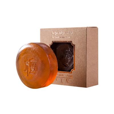 100g Natural Sandalwood Essential Oil Soap Effective Herb Promote Sleep Essential Oil Facial Oil Control Cleansing Soap