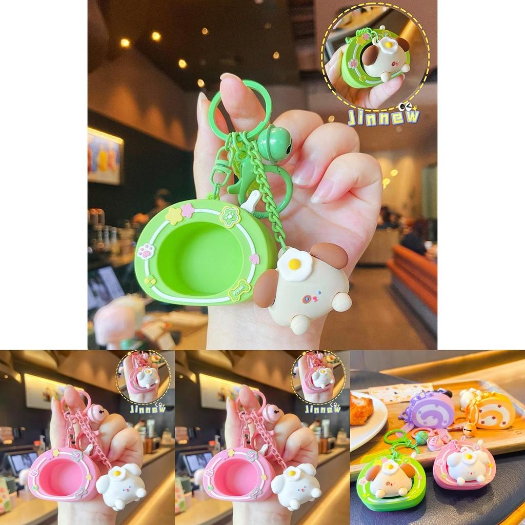 Uroczy Oryginalny Piesek Brelok Zawieszka Uroczy Kreskówkowy Puszysty Piesek Design Akcesorium