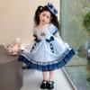 Girl cartoon rabbit police officer Lolita dress summer dress mesh princess dress fluffy dress birthday dress