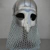 Hand-Forged Steel Viking Helmet: Medieval Combat Armor for LARP Cosplay Birthday gift
