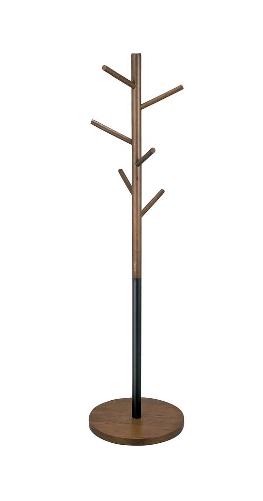 Miyatake Seisakusho FORESTA Pole 40cm Wide x 40cm Deep x 150cm Hanger, High, Brown/Black, Space-Saving, P-1500