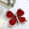 Velvet Christmas Flower Double Simulation Flocking Artificial Christmas Tree Decoration Exquisite Sequins Glitter