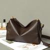Fashion Vintage Genuine Leather Women's Top Layer Vegetable Tanned Cowhide Pillow Bag Women's Crossbody Handbag