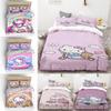 Hello Kitty Sanrio Bedding Sets Comforter Cover Bed Cover Duvet Cover Pillow Case 2-3 Pieces Sets Cute Bedroom Decoration