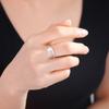Offener Gabelring Edelstahl Herren Damen Verstellbare Fingerringe Punk Party Schmuck Geschenk für Freunde