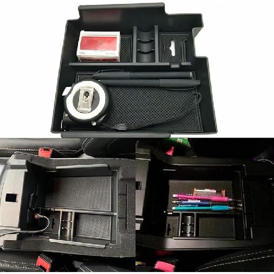 JOJOMARK Compatible With Ford Explorer Accessories 2024 2025 Center Console Tray Organizer, Armrest Secondary Storage Box