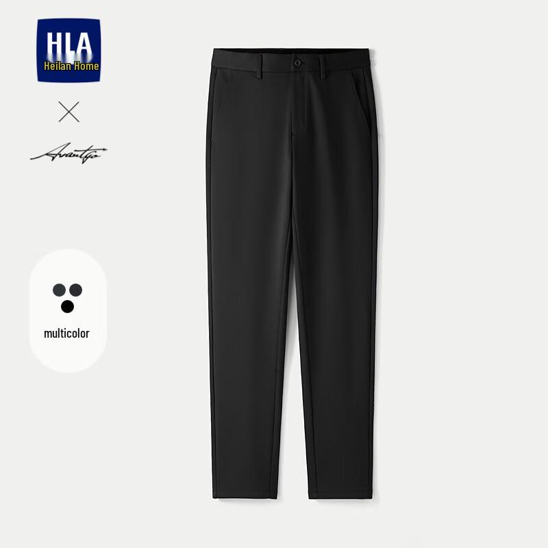 HLA Men's Slim Fit Light Business Casual Pants