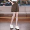 Women's High-Waist Wide-Leg Casual Shorts