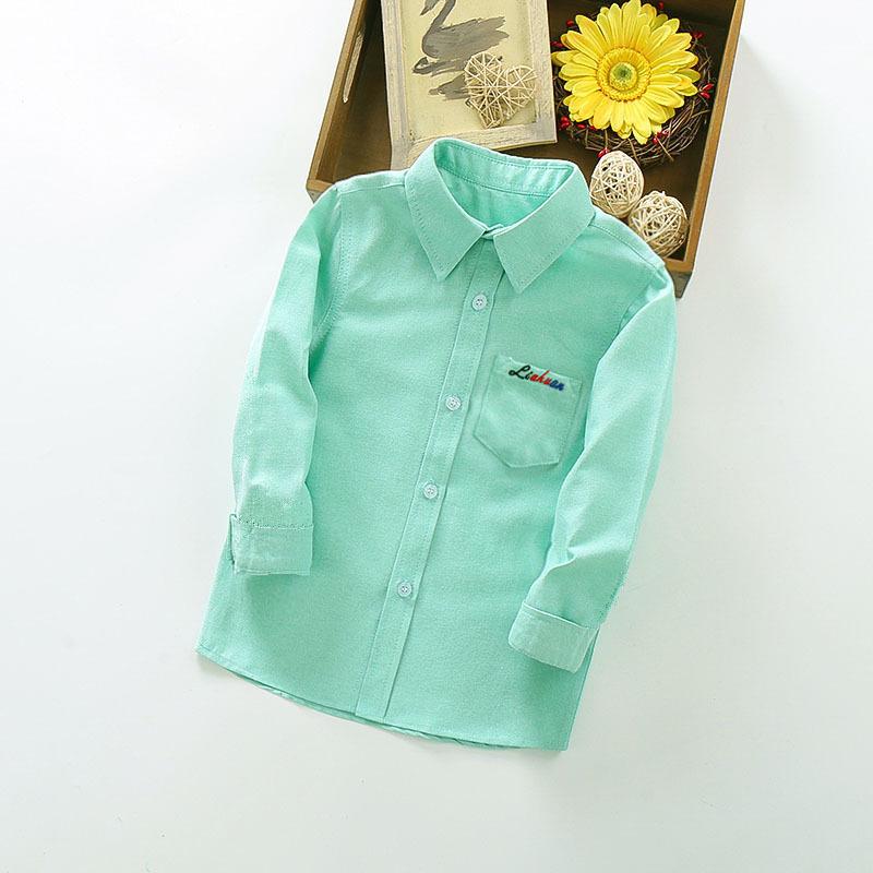 Jungen Langarm Freizeithemd für Frühling und Herbst - Neuer Stil für kleine und mittlere Kinder