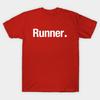 Asian Size Cotton Unisex Tshirt Print T-shirt Runner. T-shirt No-Cut Print Regular Fit