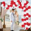 Weiß Rote Luftballons Girlande Metall Silber Konfetti Luftballonbogen Set Weihnachten Geburtstagsparty Hochzeit Babyparty Dekoration Globos