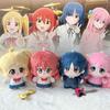 10cm BOCCHI THE ROCK Plush Toy Fans Anime Kita Ikuyo Plushie Doll Peripherial Yamada Ryo Plush Keychain Dolls Backpack Kids Gift