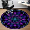1PC Mandala Pattern Chair Carpet for Office Non-Slip, Lightweight, Machine Washable Rug for Office, Sleeping, Room - Holiday Decoryy251009103