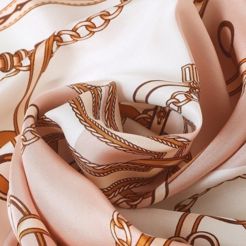 Daks Pink Dd Chain Scarf   Ring Set Dcsc6e702p2