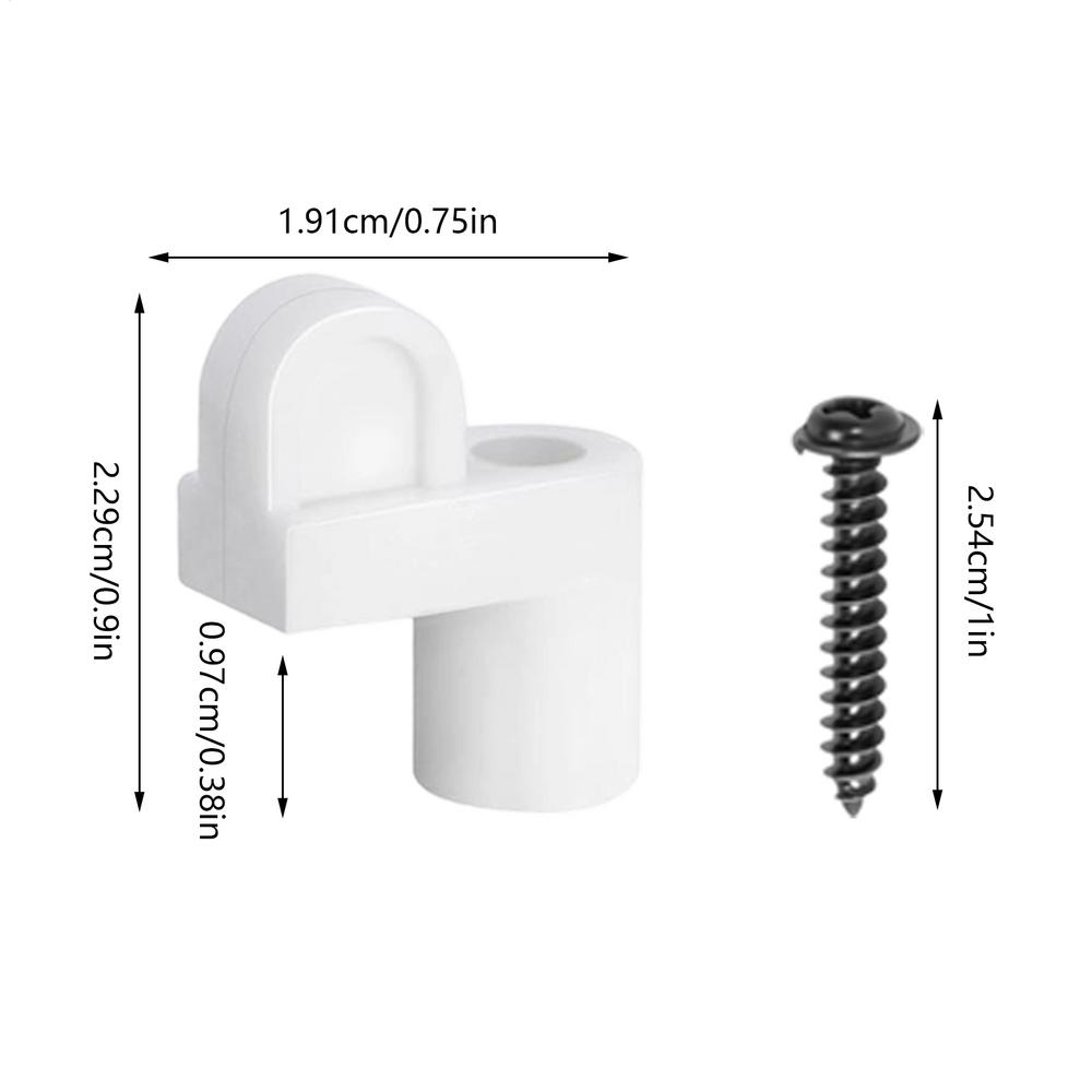 Window Screen Retainer Clips 48 Piece 3/8 Inch Door Panels Fastener Screen Retainer Clips For Home Dorm Office Apartment Bedroom