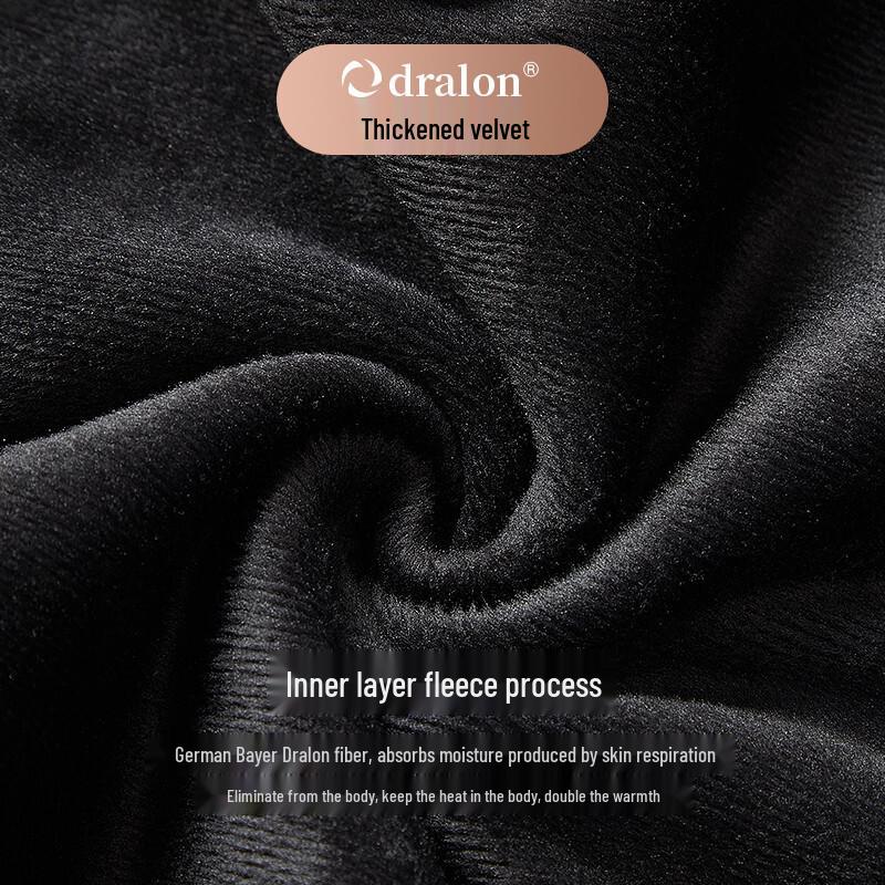 LANGSHA Women's Thickened German Velvet Thermal Underwear Set