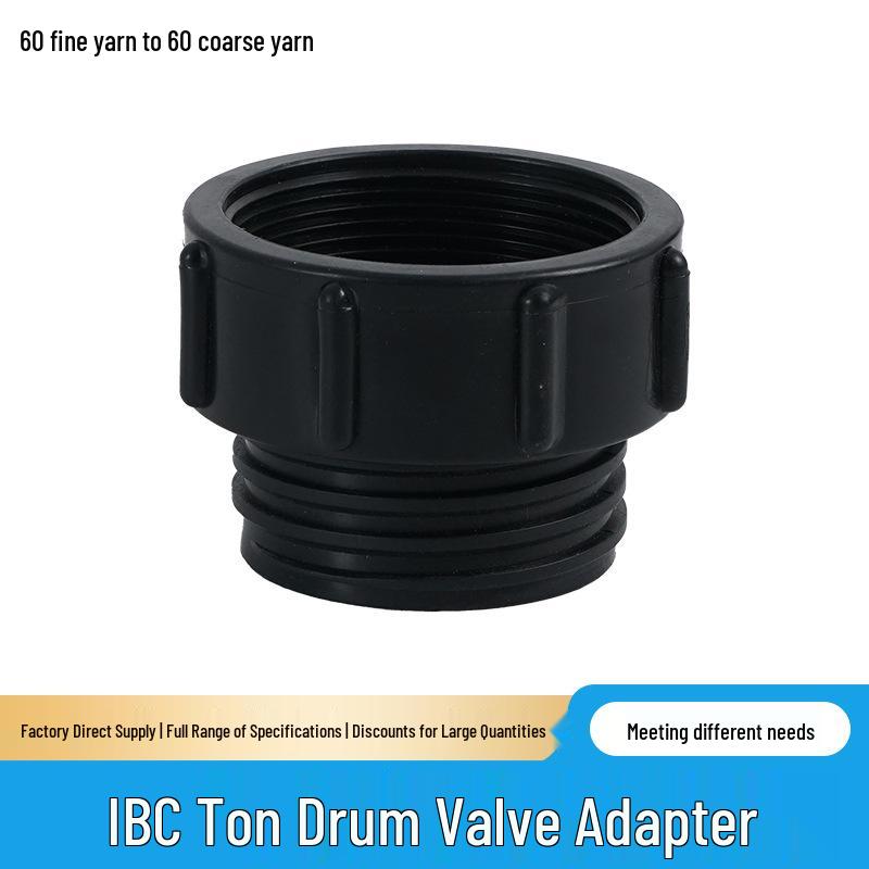 Barrel Valve Connector Ton Barrel Coarse Thread Adapter 60