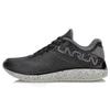 Li Ning Cloud 4 Flame Reflective Low Top Running Shoes Women's Gray Black ARHM068-6