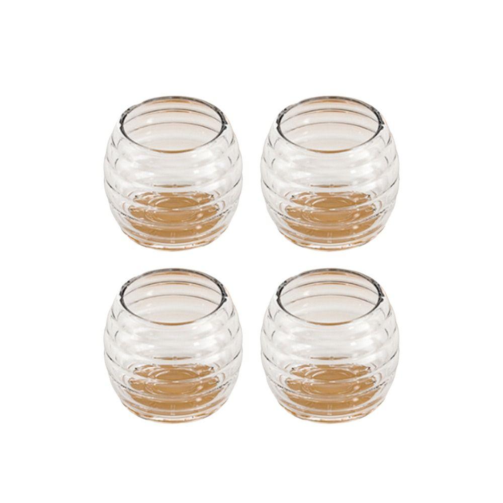 4KS Snížení hluku Kryt nohou stolu Silikonové podložky pod nábytek Nový kryt nohou nábytku pro pohovku židli