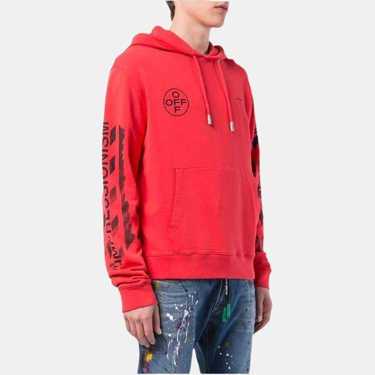 OFF WHITE Diag Stencil Hoodie OMBB034R190030152010