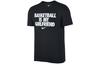 T Shirts Men's Black Crew Neck Moderate Straight Fit AQ3242-010