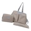 Multiple Compartment Mommy Bag Pram Hanging Diaper Bag with Diaper Changing Pad and Small Bag Large Capacity Handbag