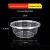 ZISIZ Disposable Plastic Transparent Bowl