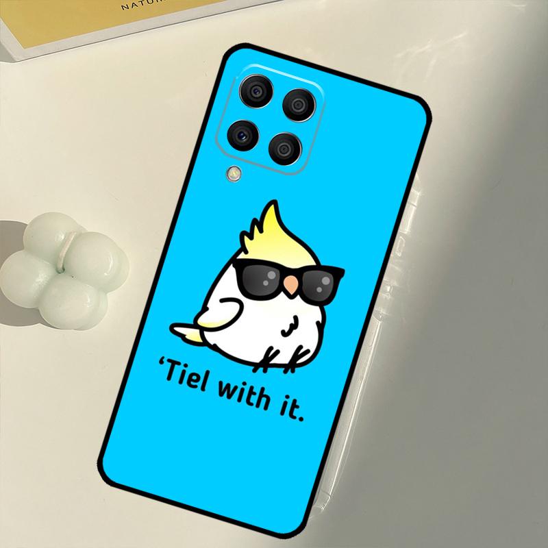 

Cartoon Animal Chubby Cockatiel For Samsung Galaxy M15 M35 M21 M16 M06 M33 M13 M53 M11 M31 M55 M14 M34 M54 M12 M32 M52 Case Samsung M30s
