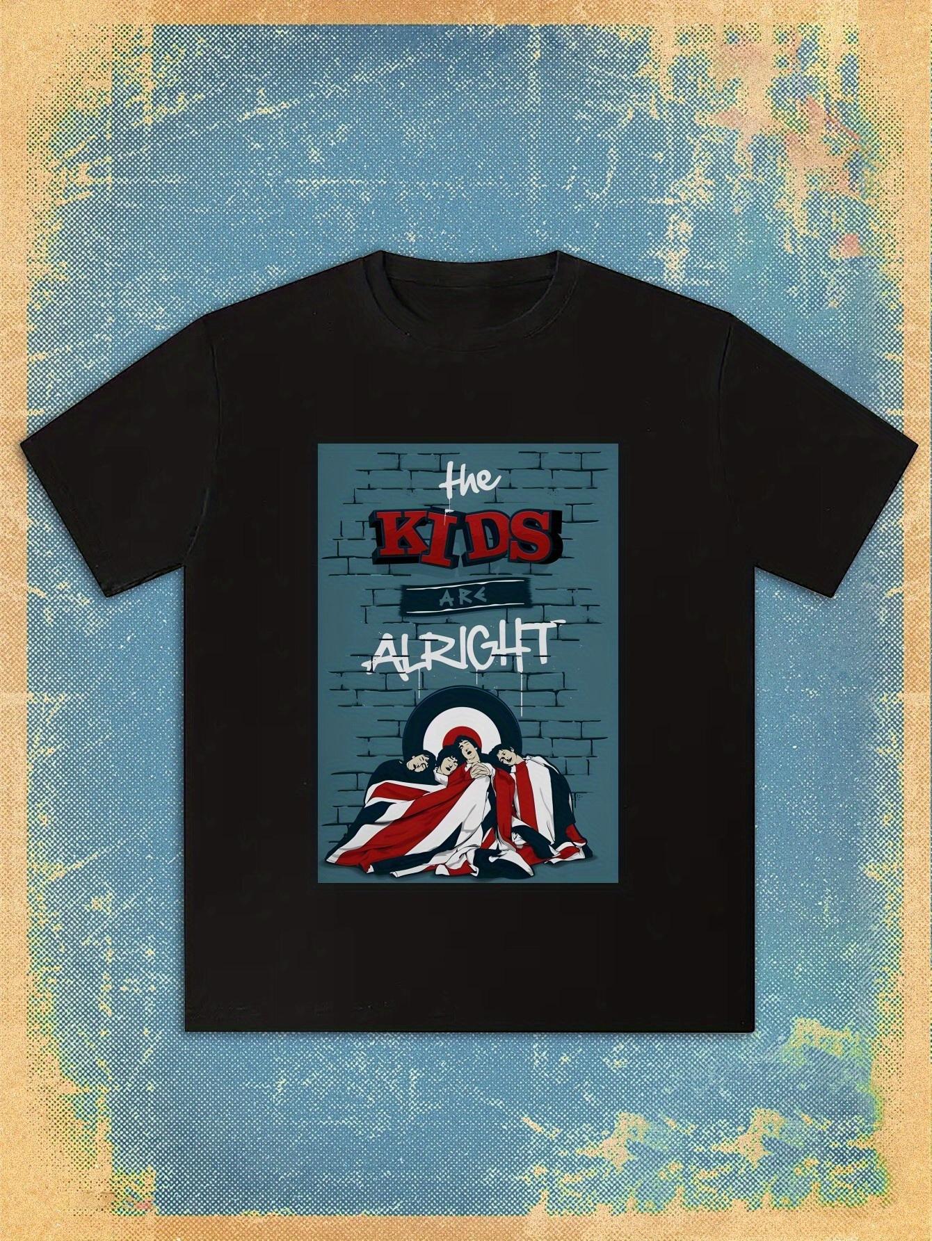 T-shirt Black with  The Kinks M