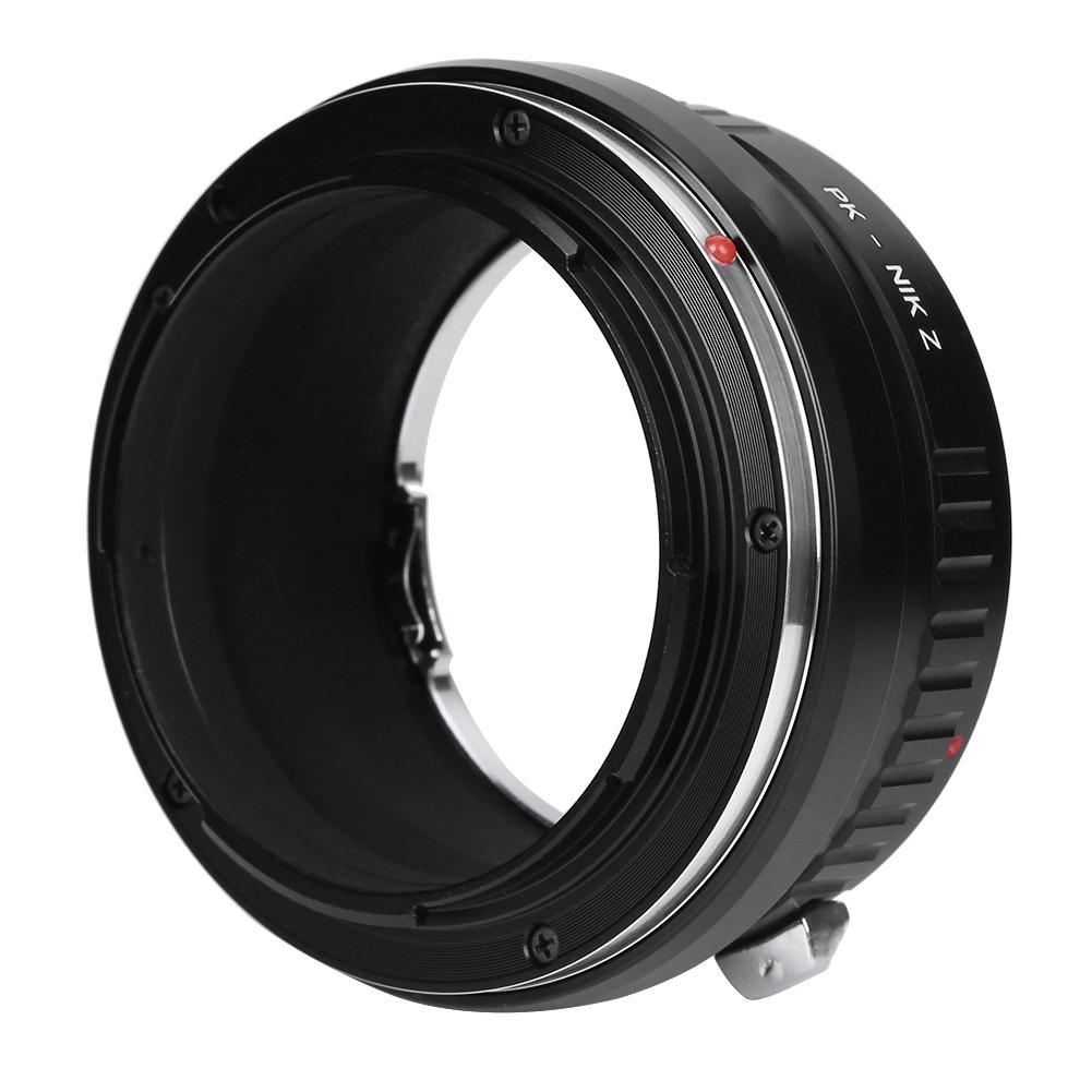 Fikaz PK NIK Z Aluminiumlegierung Objektiv-Montageadapterring für Pentax PK-Mount-Objektiv auf für Nikon Z