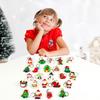 2025 Weihnachts-Countdown-Kalender 24 Stück Sammel-Weihnachts-Adventskalender Strumpffüller Weihnachts-Geschenkbox für Jungen Mädchen