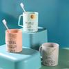 Household Plastic Toothbrush Cups Large-capacity Brushing and Rinsing Cups Couple's Washbasin Cups